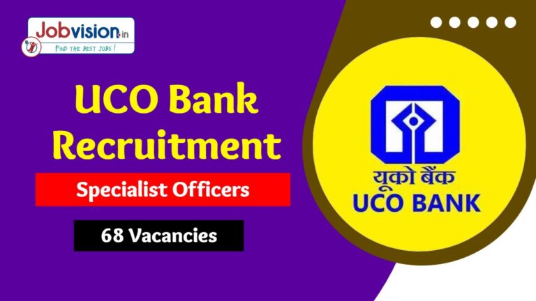 UCO Bank Recruitment 2024 for Specialist Officer Role Check Qualification