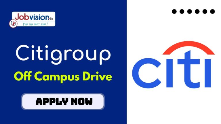 Citigroup Recruitment 2025 Hiring Testing Analyst Role for Freshers - Citigroup Career Notification