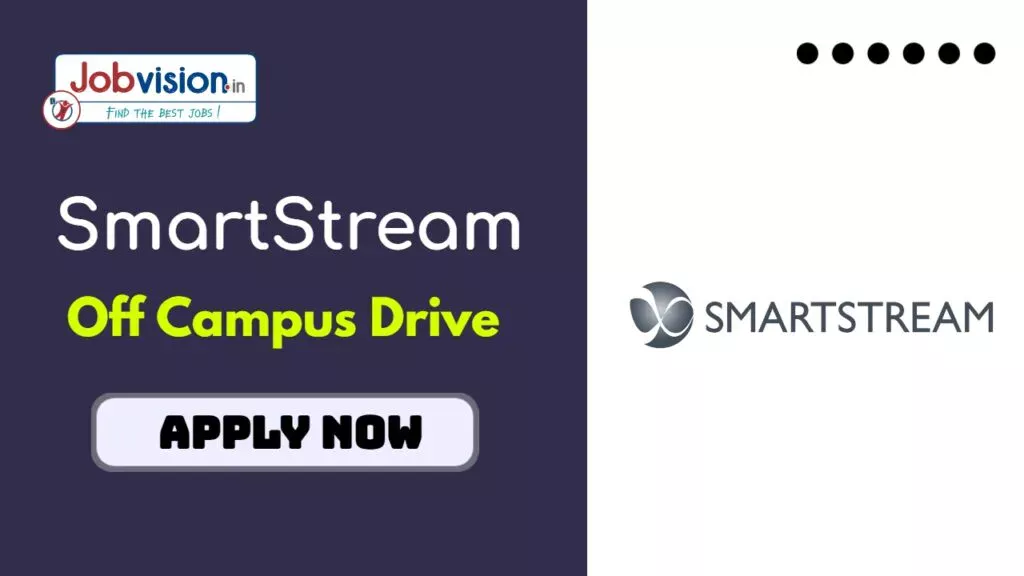 SmartStream Off Campus Hiring 2025 for Software Engineer Role - apply online SmartStream Off Campus Hiring 2025 for Software Engineer Role - apply online