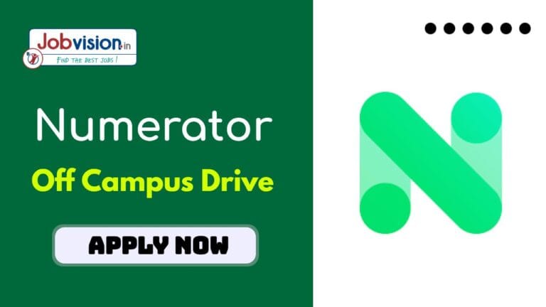 Numerator Off campus Drive 2026 for Data Analyst role - Freshers