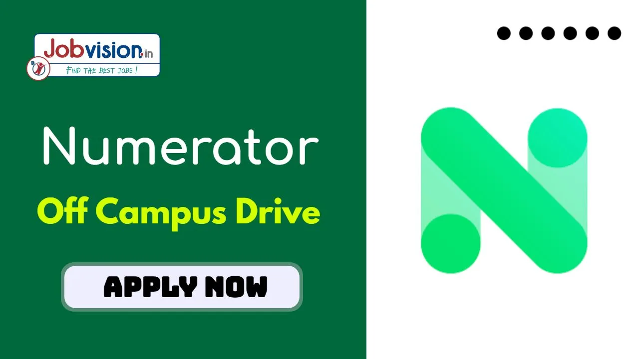 Numerator Off campus Drive 2026 for Data Analyst role - Freshers